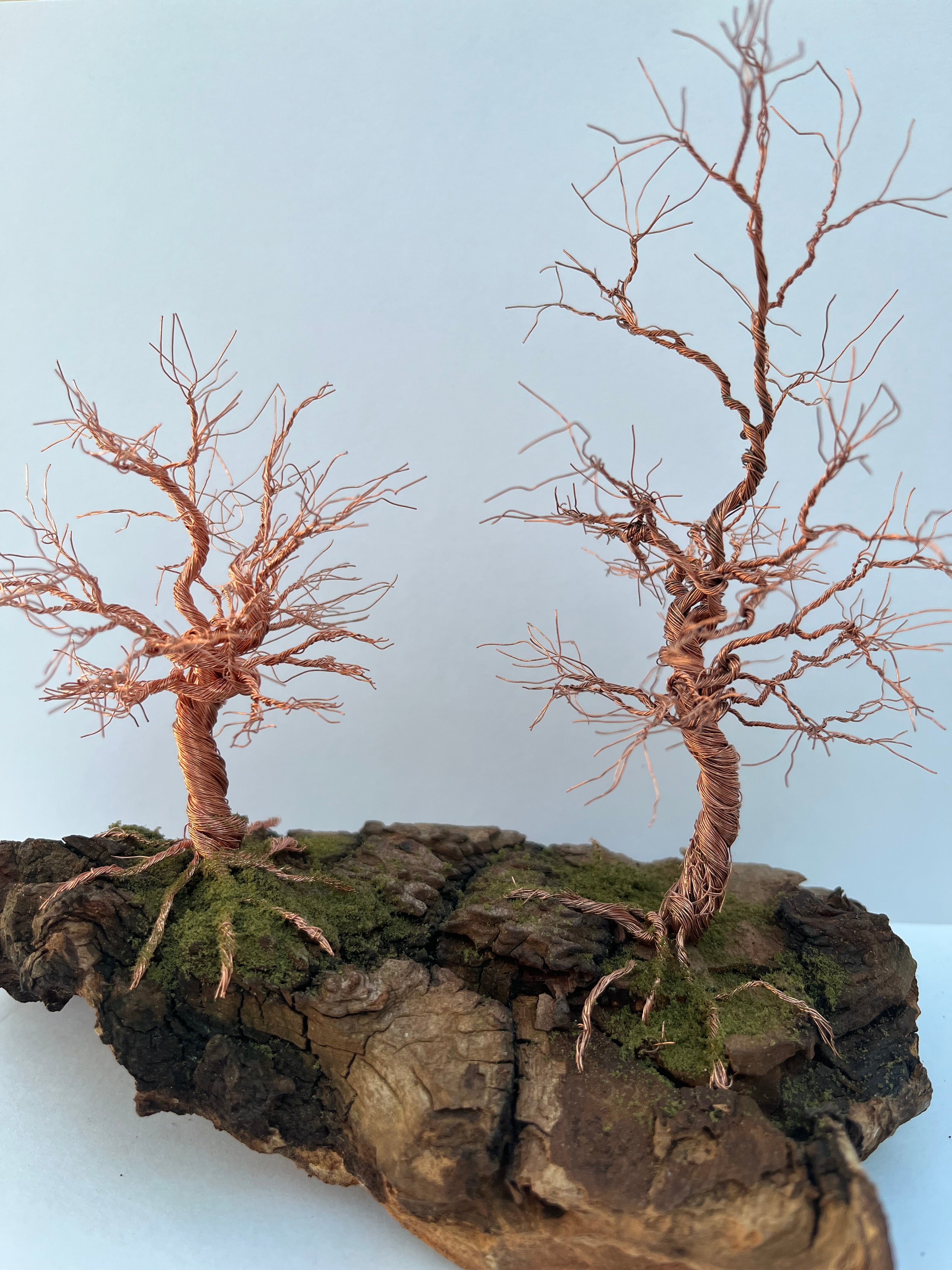 Handcrafted Wire Trees - Miniature Copper Art | Rustic Roots
