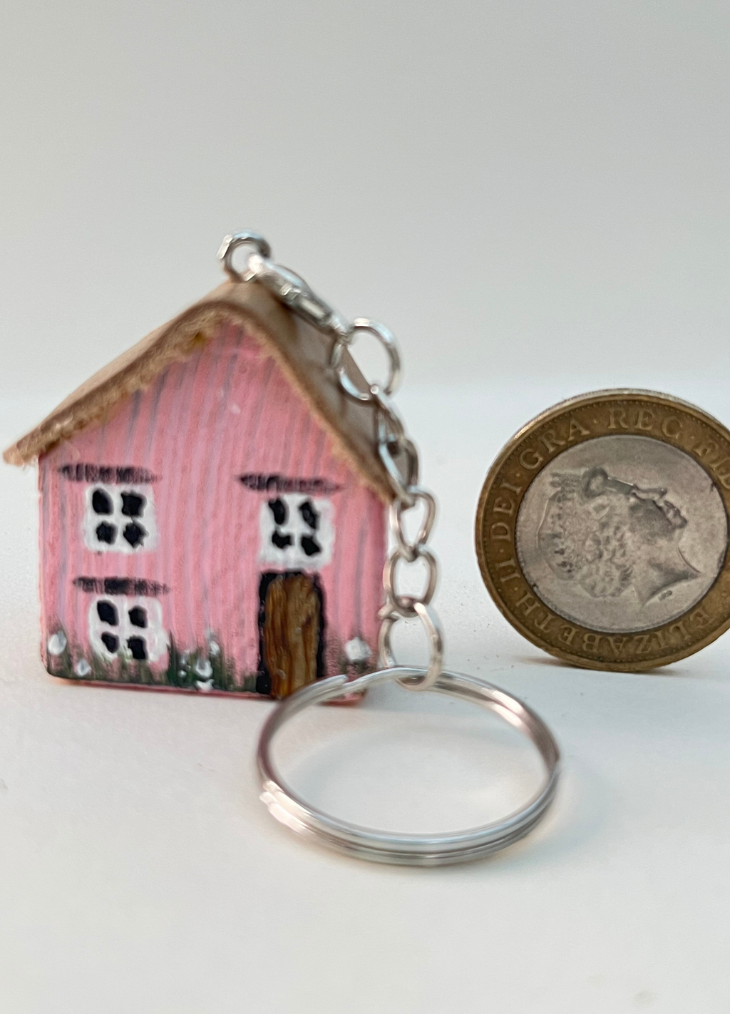 Miniature wooden handcrafted Keychain (RRH1056)