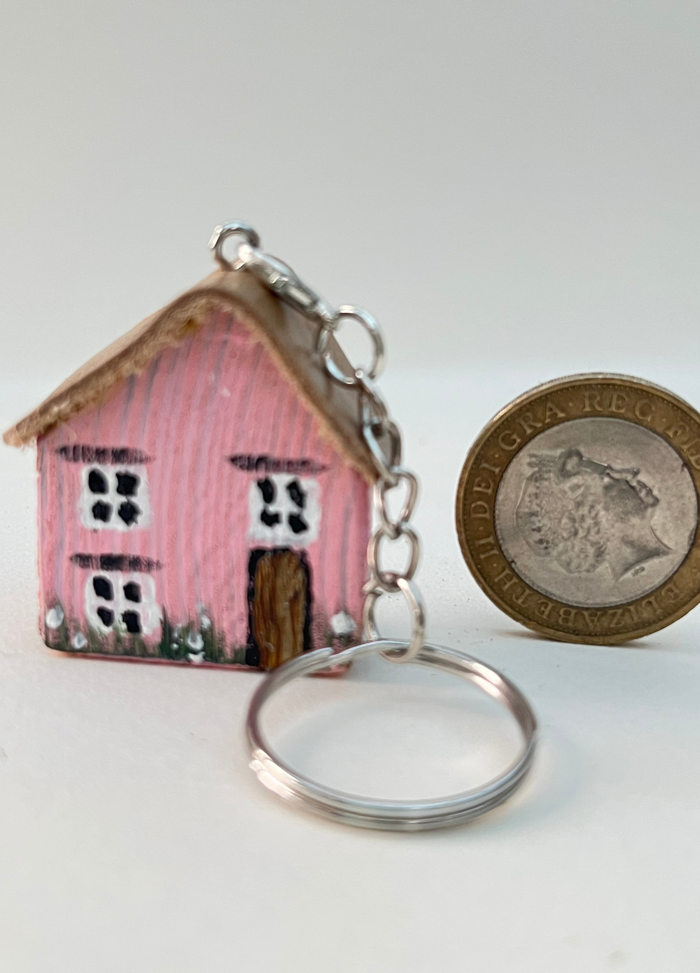 Miniature wooden handcrafted Keychain (RRH1056)
