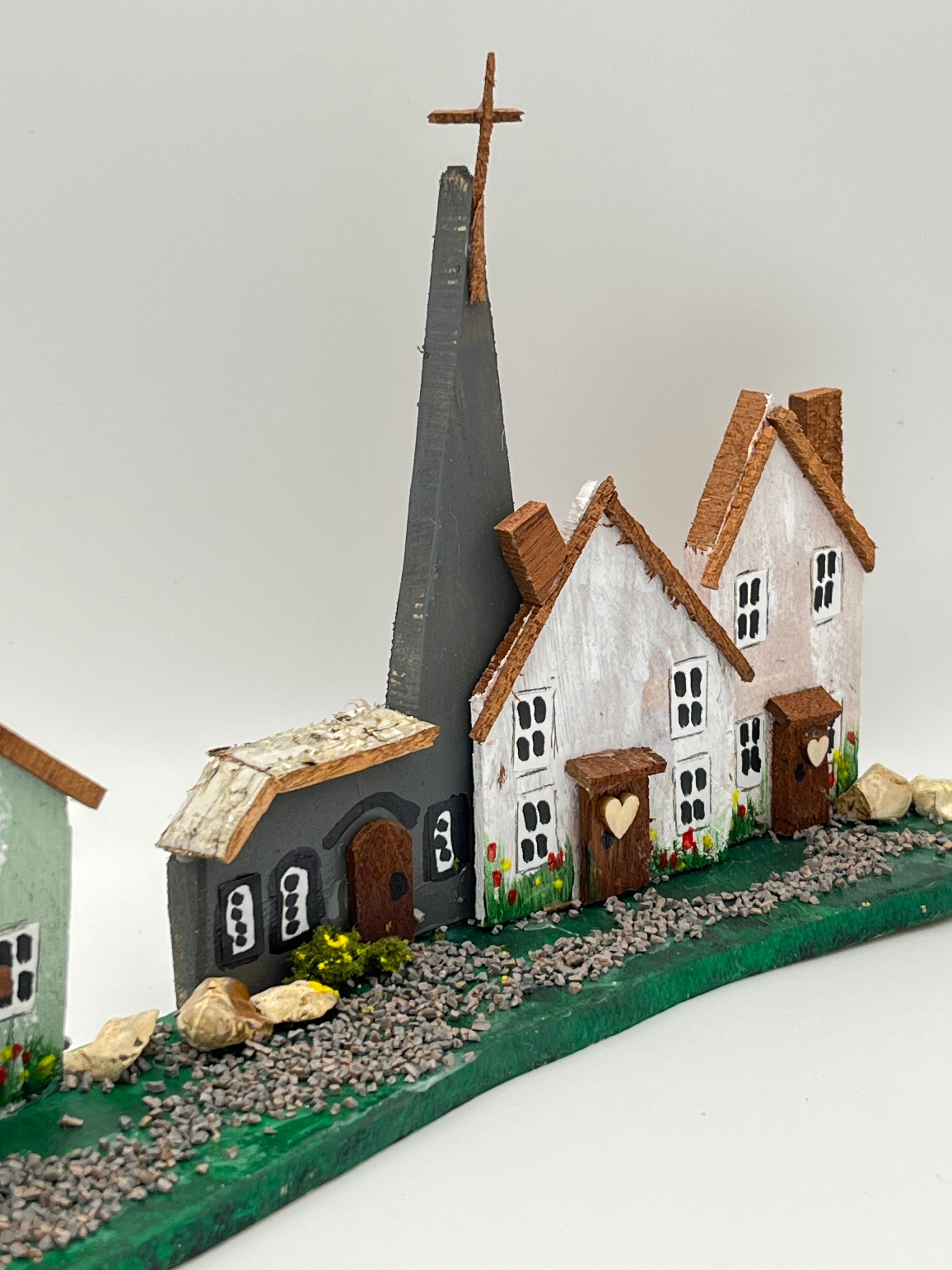 The Avenue, Handcrafted Miniature Wooden houses  RRH1038