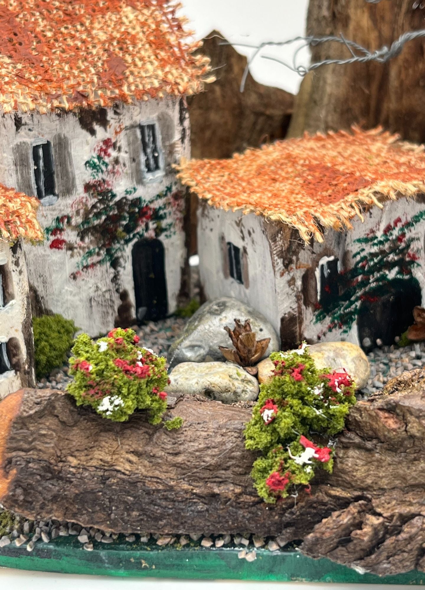 Handcrafted Miniature Wooden Houses Greek Homestead RRH1015